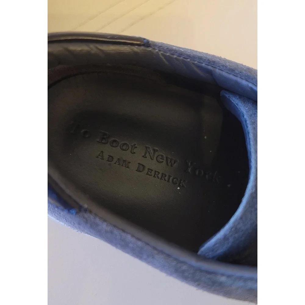 To Boot New‎ York Adam Derrick Men's Blue Suede Casual Sneaker Size 7 In Italy